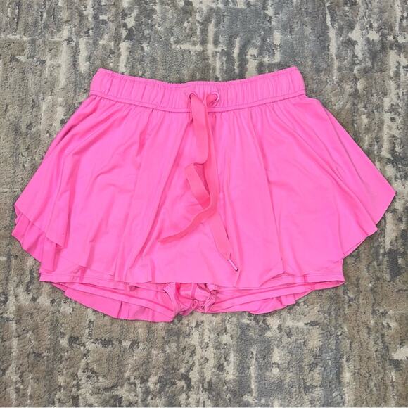 TCEC High-waisted mini athletic skort pink size large CP9666 - Picture 4 of 8